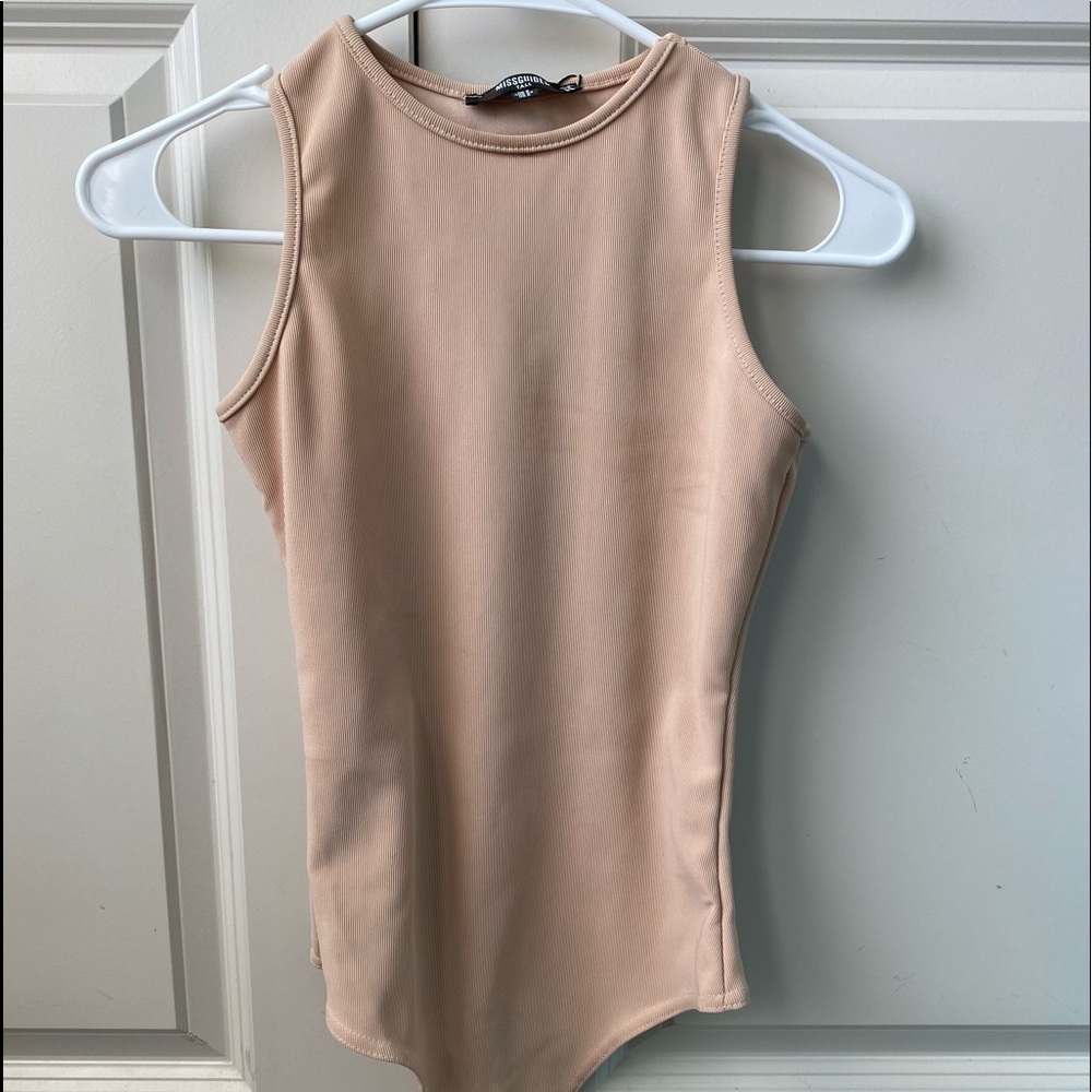 Tan Tank Bodysuit